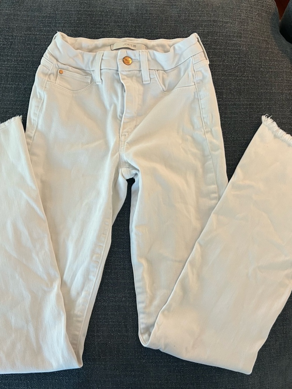 Joe's Jeans White High-Rise Jeans